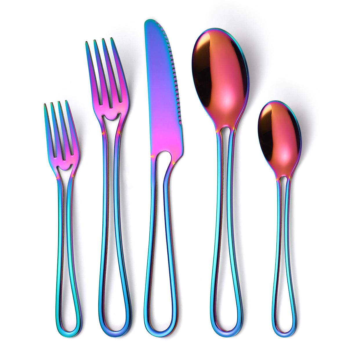 Sleek Hollow Cutlery Set
