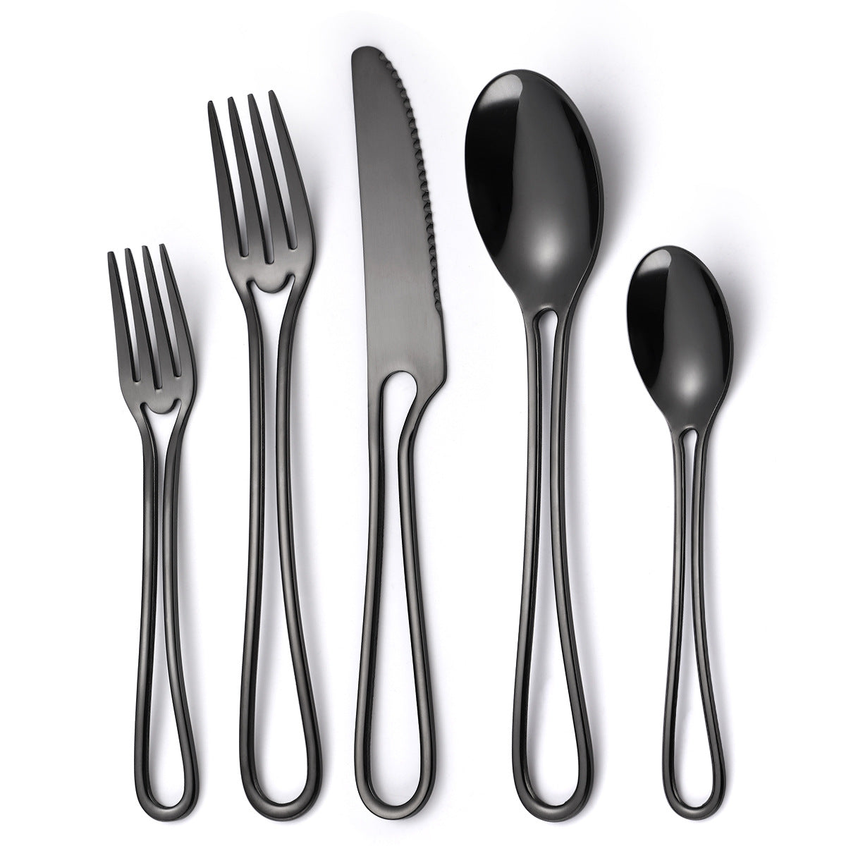 Sleek Hollow Cutlery Set