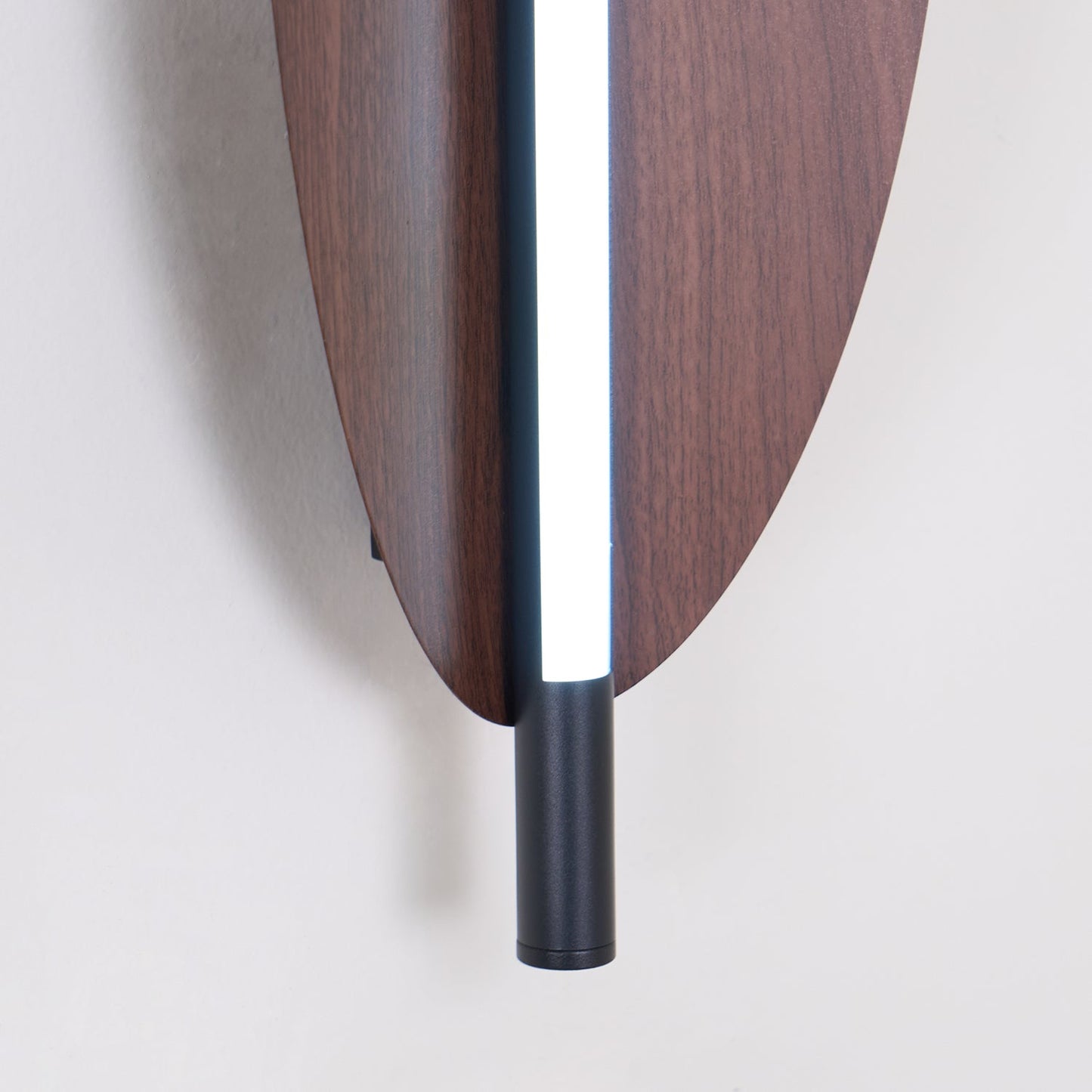 Wall Sconce Light | Walnut Wood Finish | Set of 2
