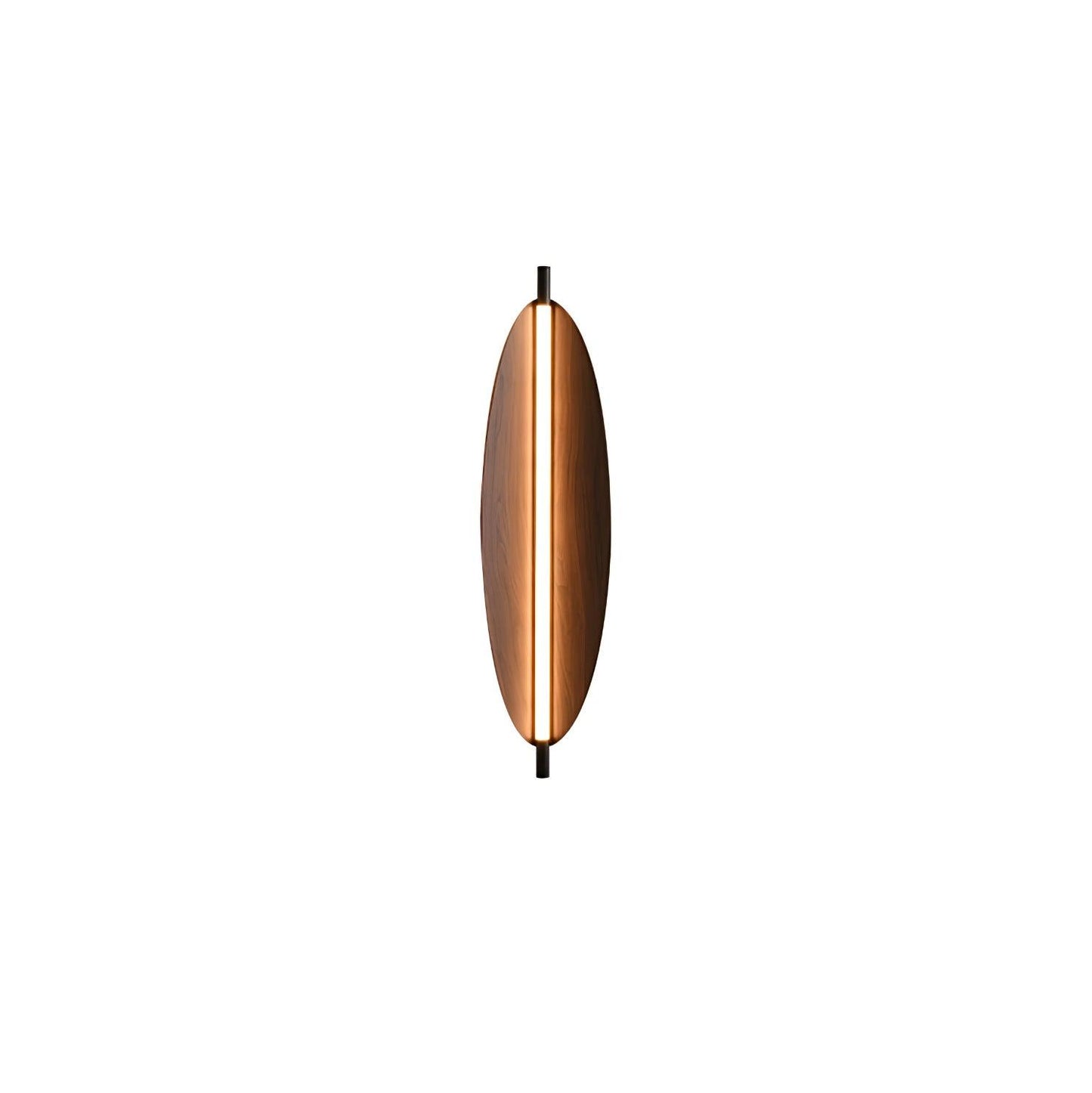 Wall Sconce Light | Walnut Wood Finish | Set of 2