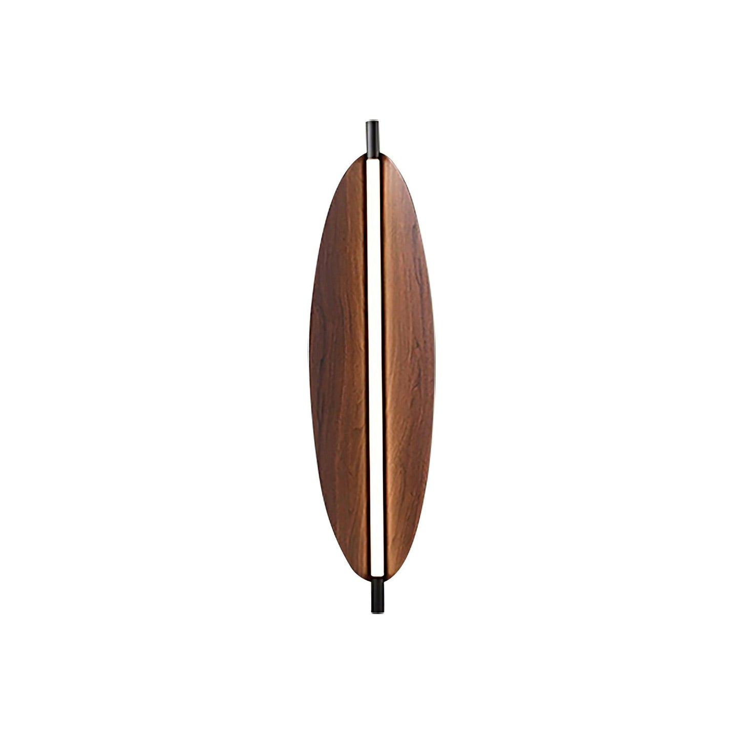 Wall Sconce Light | Walnut Wood Finish | Set of 2