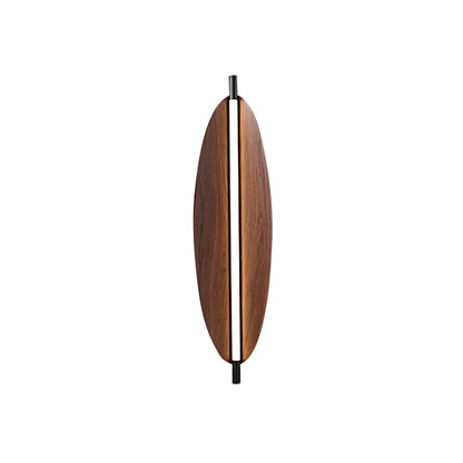 Wall Sconce Light | Walnut Wood Finish | Set of 2
