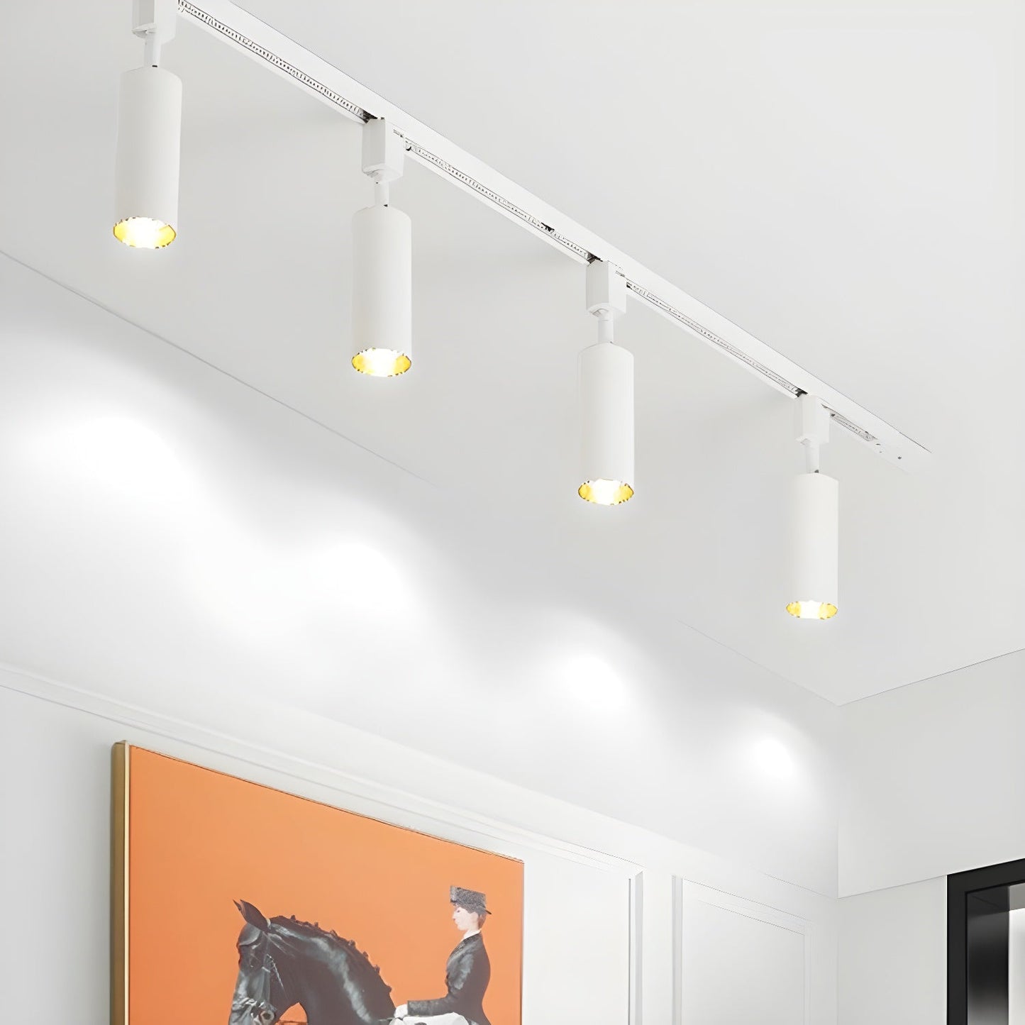 Track Light Fixture | Sleek Metal Design | 2 to 7 Lights Options