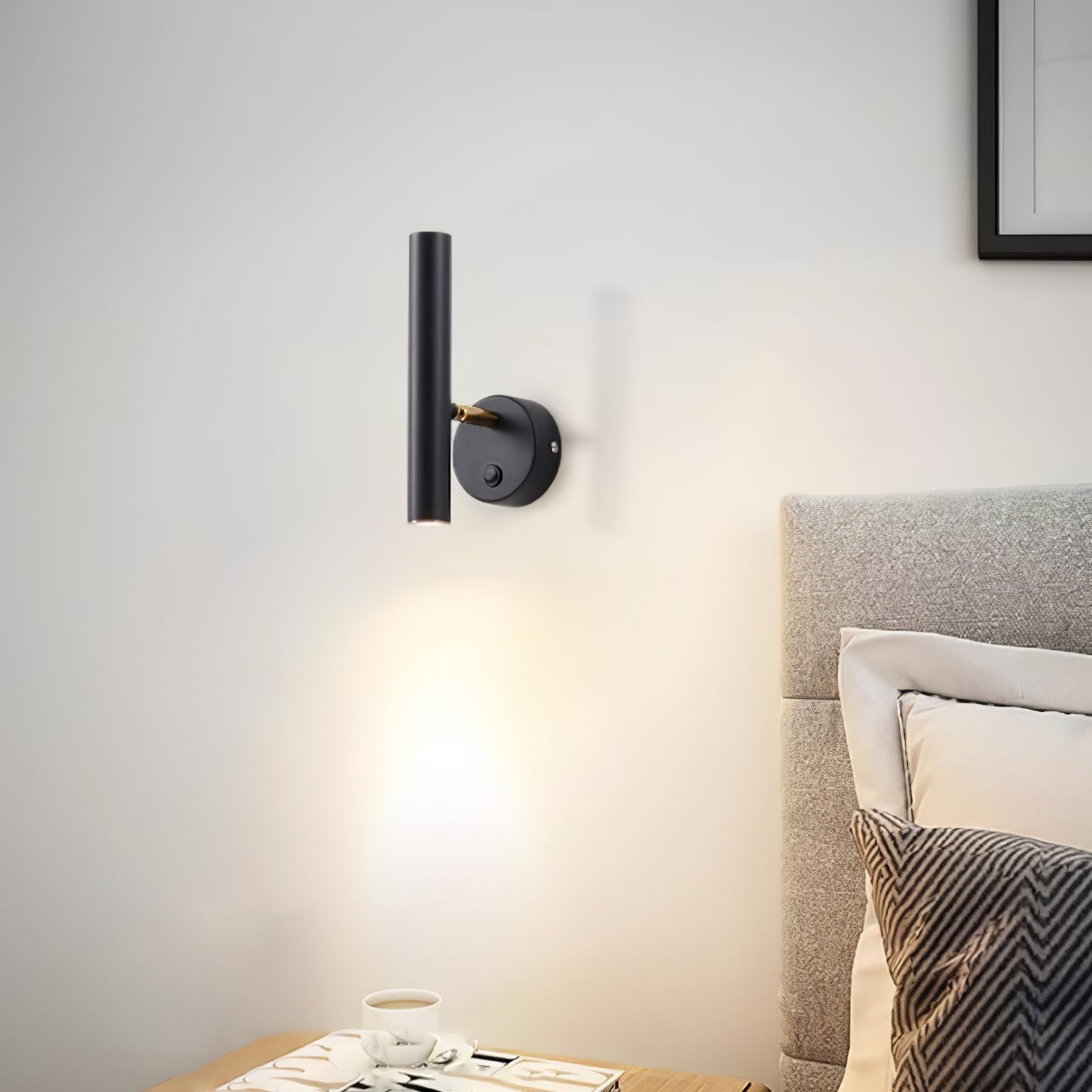 Slender Adjustable Wall Lamp | Metal | Set of 2 | Black