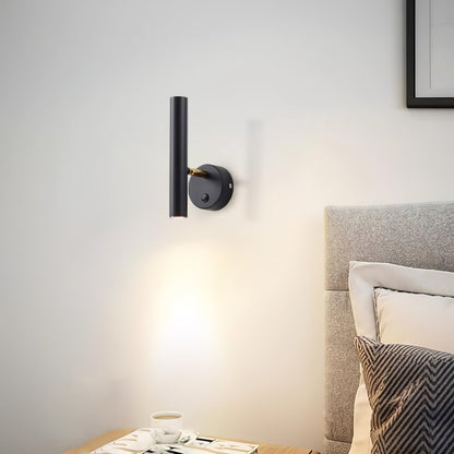 Slender Adjustable Wall Lamp | Metal | Set of 2 | Black