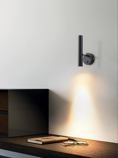 Slender Adjustable Wall Lamp | Metal | Set of 2 | Black