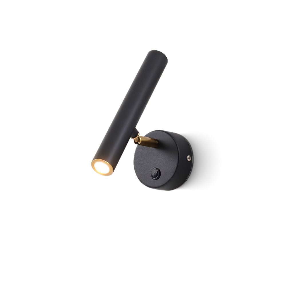Slender Adjustable Wall Lamp | Metal | Set of 2 | Black