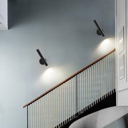 Slender Adjustable Wall Lamp | Metal | Set of 2 | Black