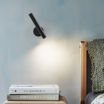 Slender Adjustable Wall Lamp | Metal | Set of 2 | Black