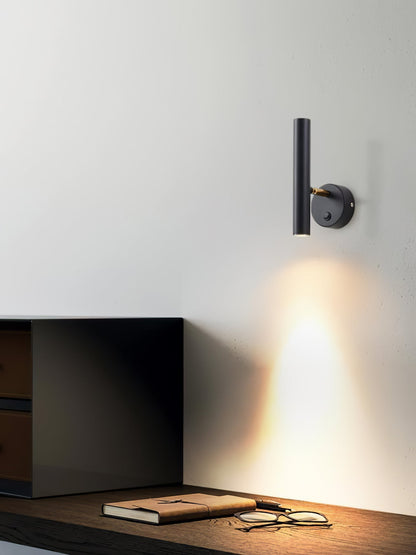 Slender Adjustable Wall Lamp | Metal | Set of 2 | Black