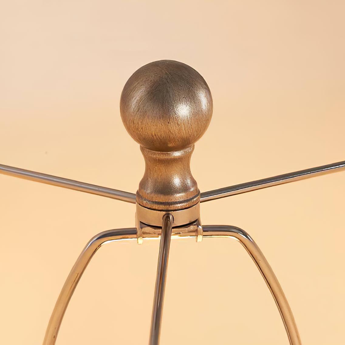 Art Deco Table Lamp | Chiseled Resin Base | Green and Gold Finish