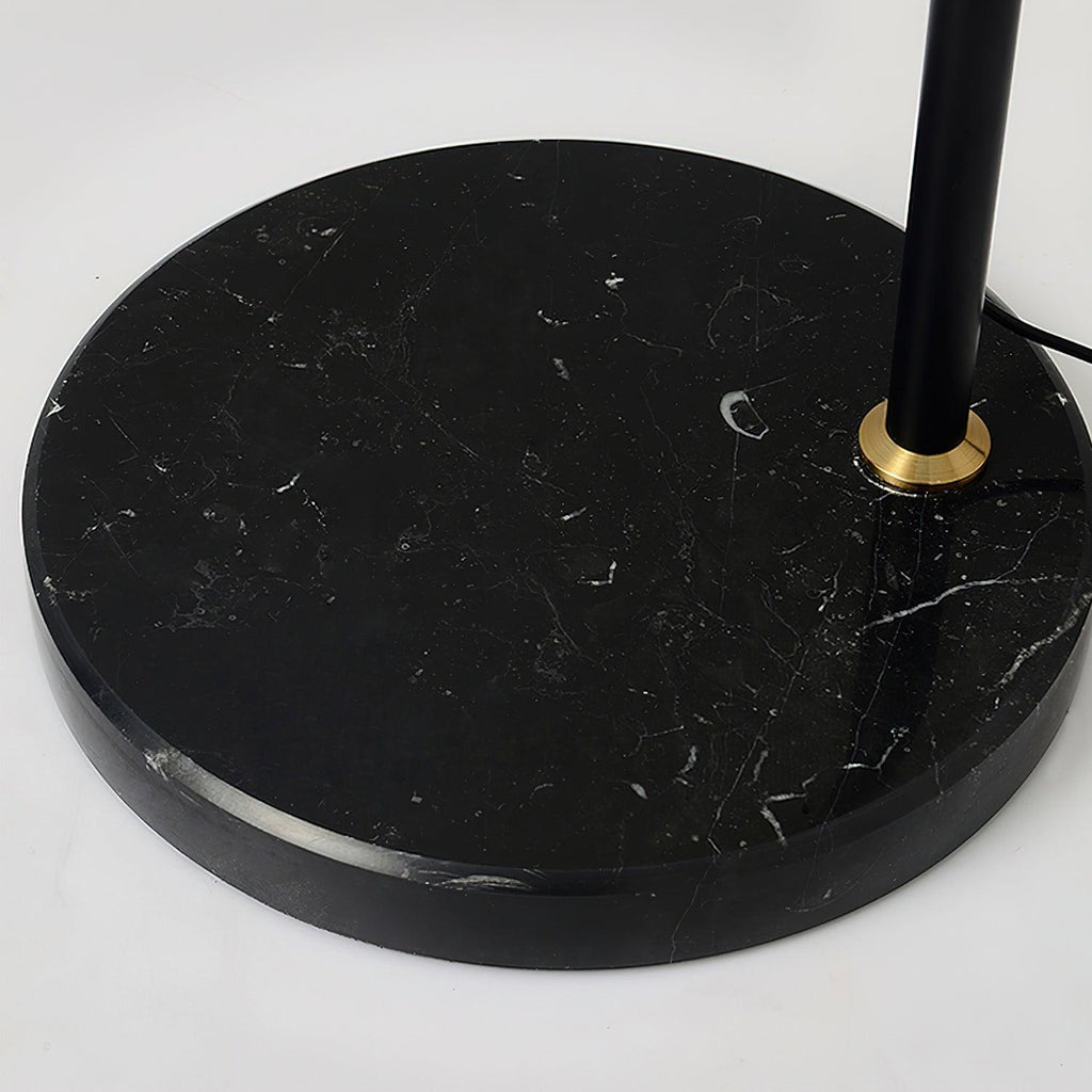 Small Bubble Table Floor Lamp | Glass Shade with Marble Base | 30cm Diameter