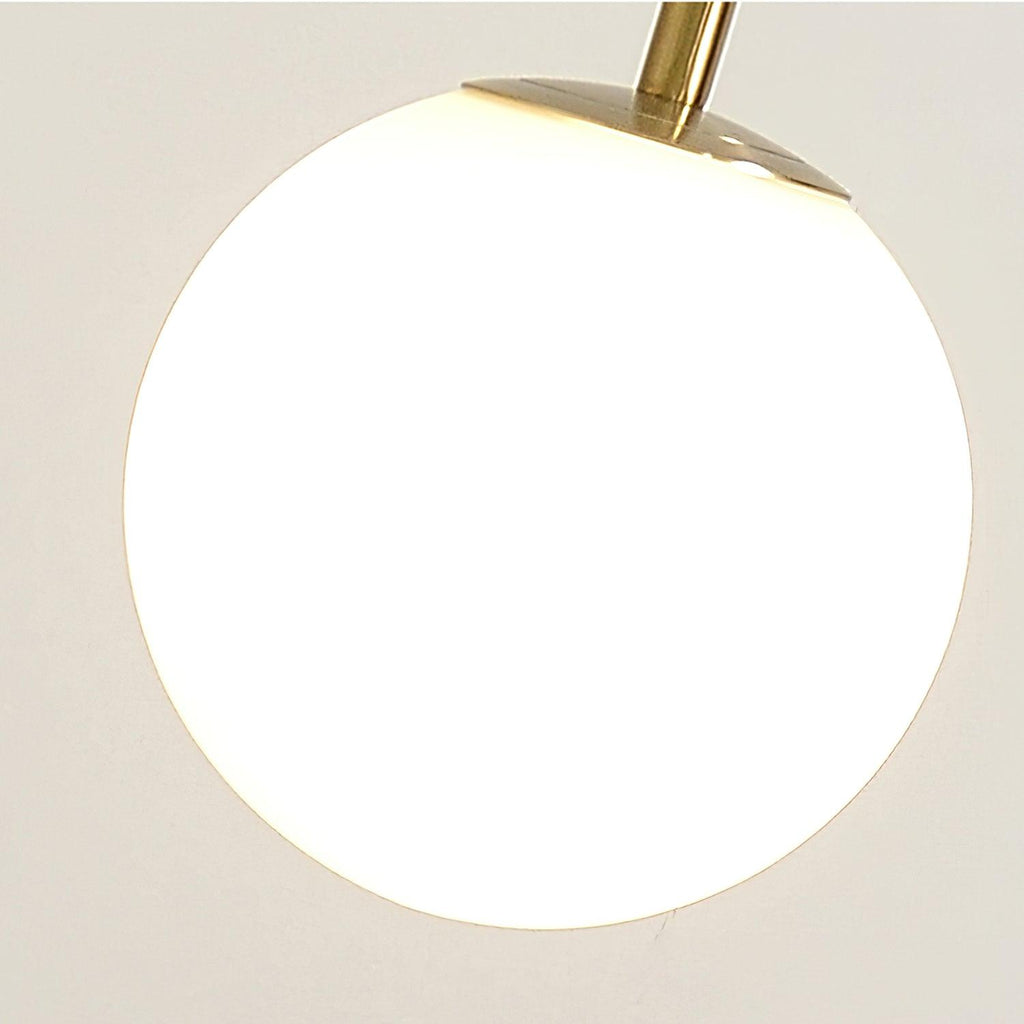 Small Bubble Table Floor Lamp | Glass Shade with Marble Base | 30cm Diameter