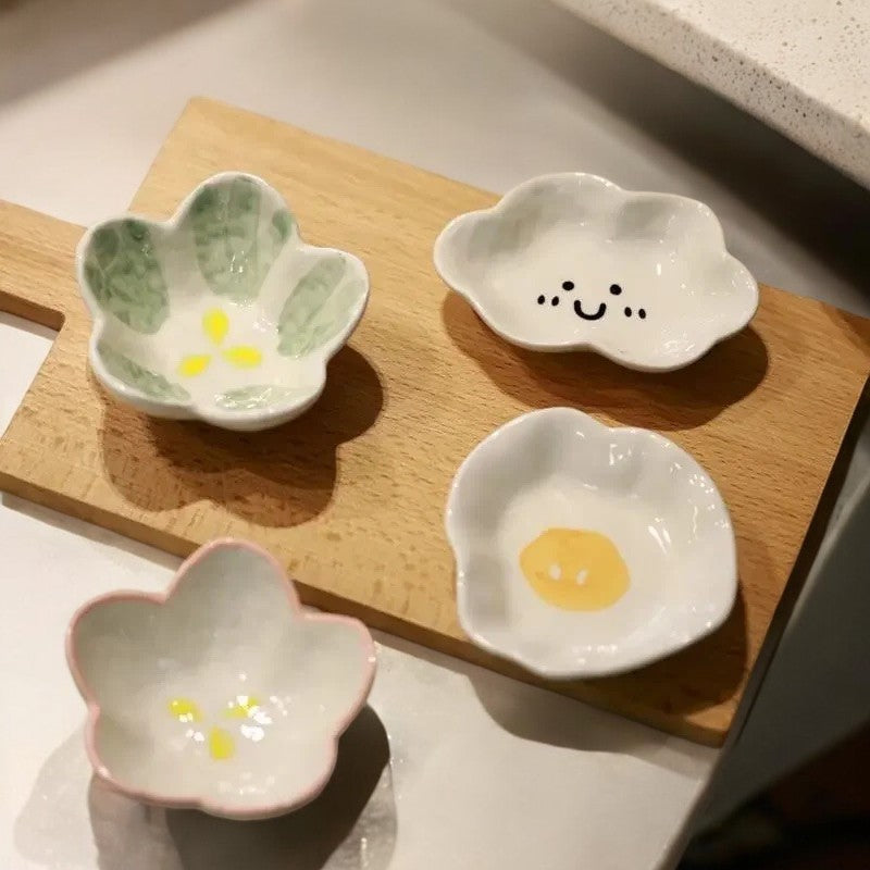 Ceramic Snack Plate | Chicken Shape | White