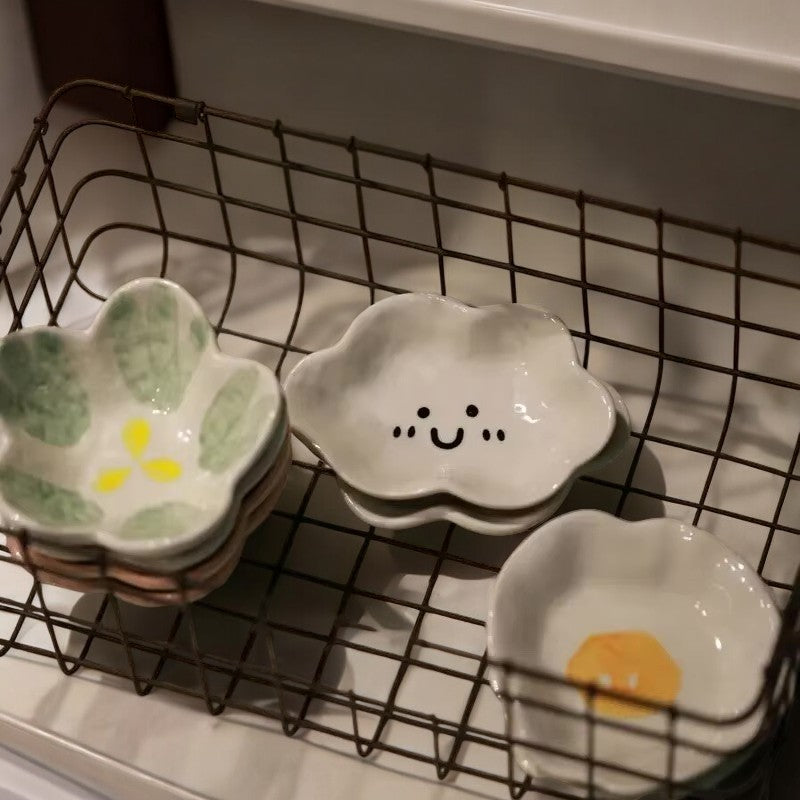 Ceramic Snack Plate | Chicken Shape | White