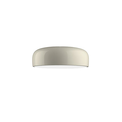 Smithfield Ceiling Light | Aluminum & Opalescent Diffuser | Black or White