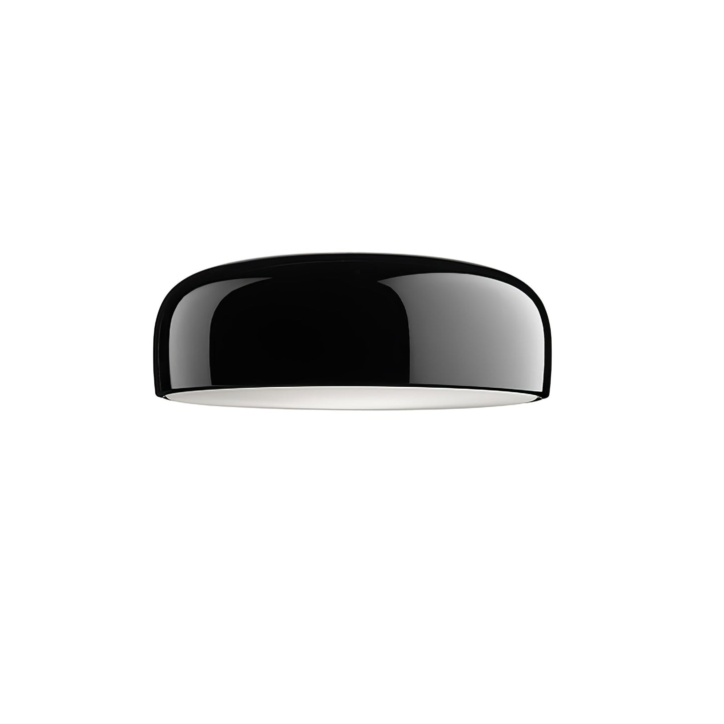 Smithfield Ceiling Light | Aluminum & Opalescent Diffuser | Black or White