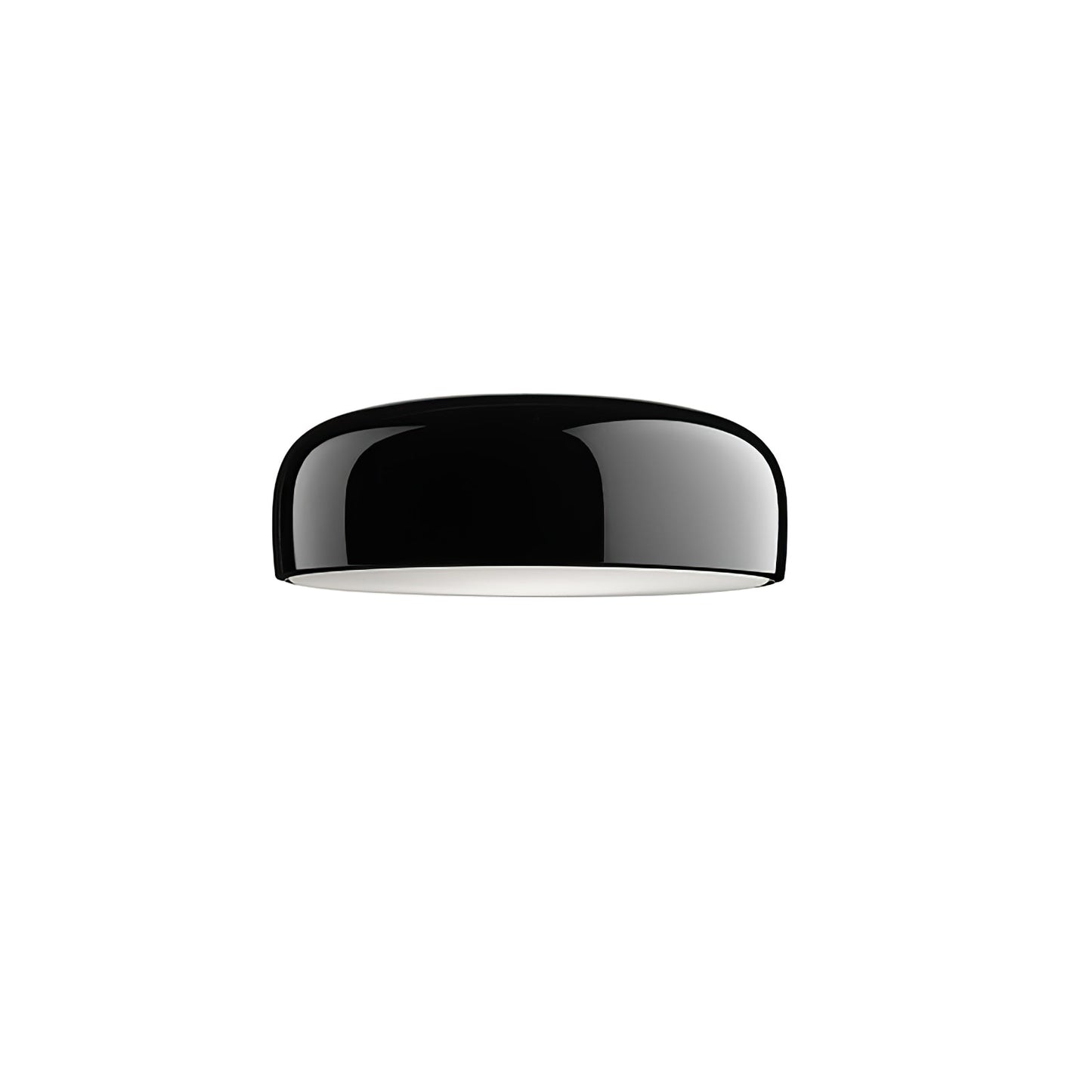 Smithfield Ceiling Light | Aluminum & Opalescent Diffuser | Black or White
