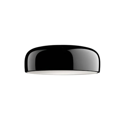 Smithfield Ceiling Light | Aluminum & Opalescent Diffuser | Black or White