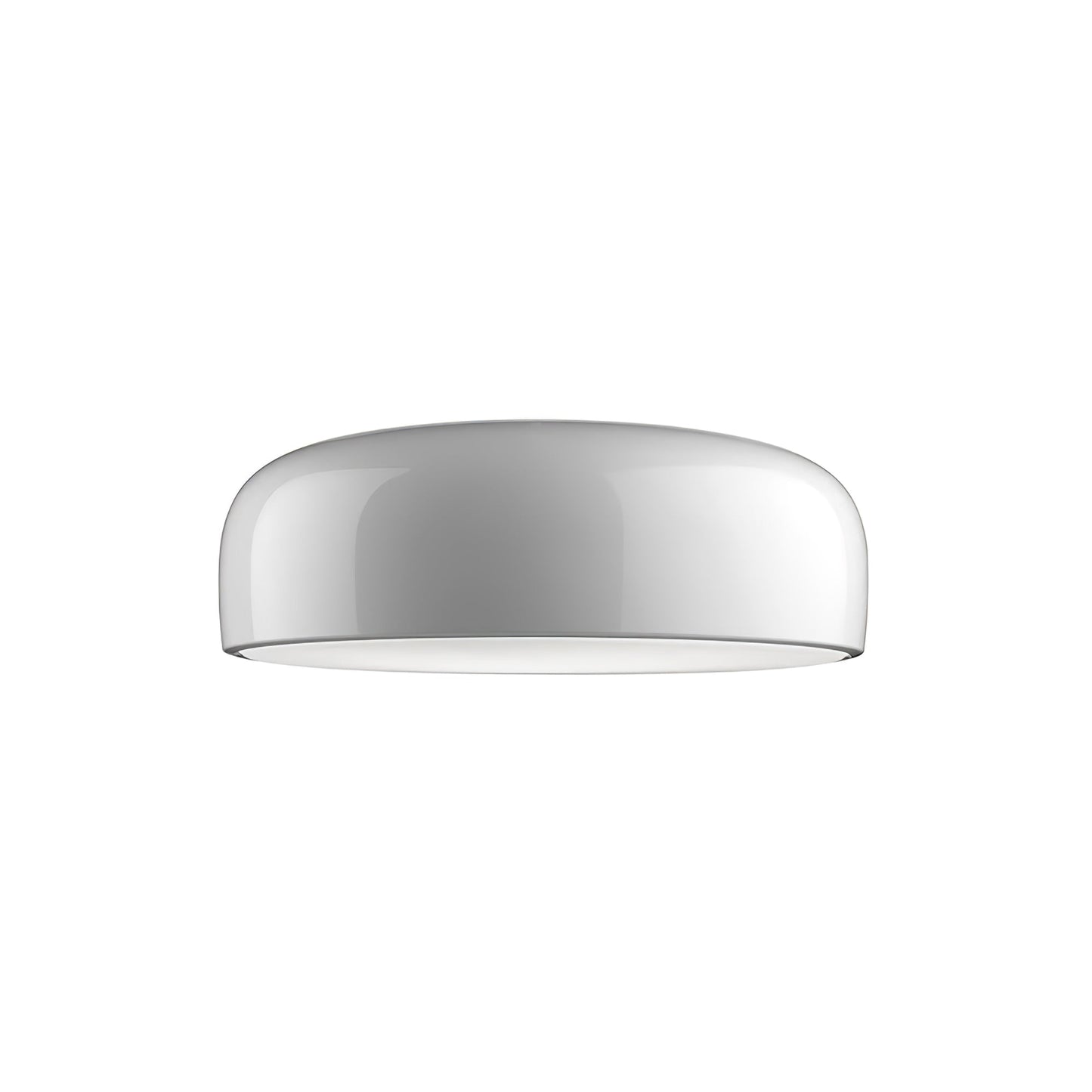Smithfield Ceiling Light | Aluminum & Opalescent Diffuser | Black or White