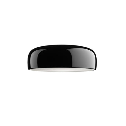 Smithfield Ceiling Light | Aluminum & Opalescent Diffuser | Black or White