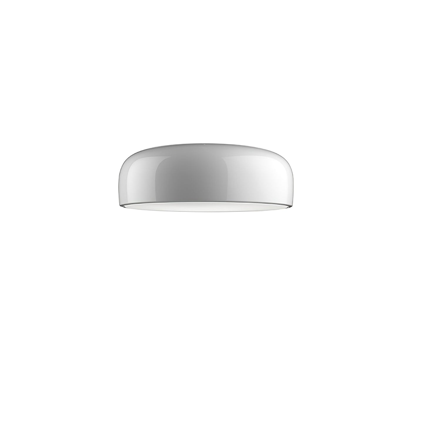 Smithfield Ceiling Light | Aluminum & Opalescent Diffuser | Black or White