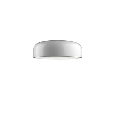 Smithfield Ceiling Light | Aluminum & Opalescent Diffuser | Black or White