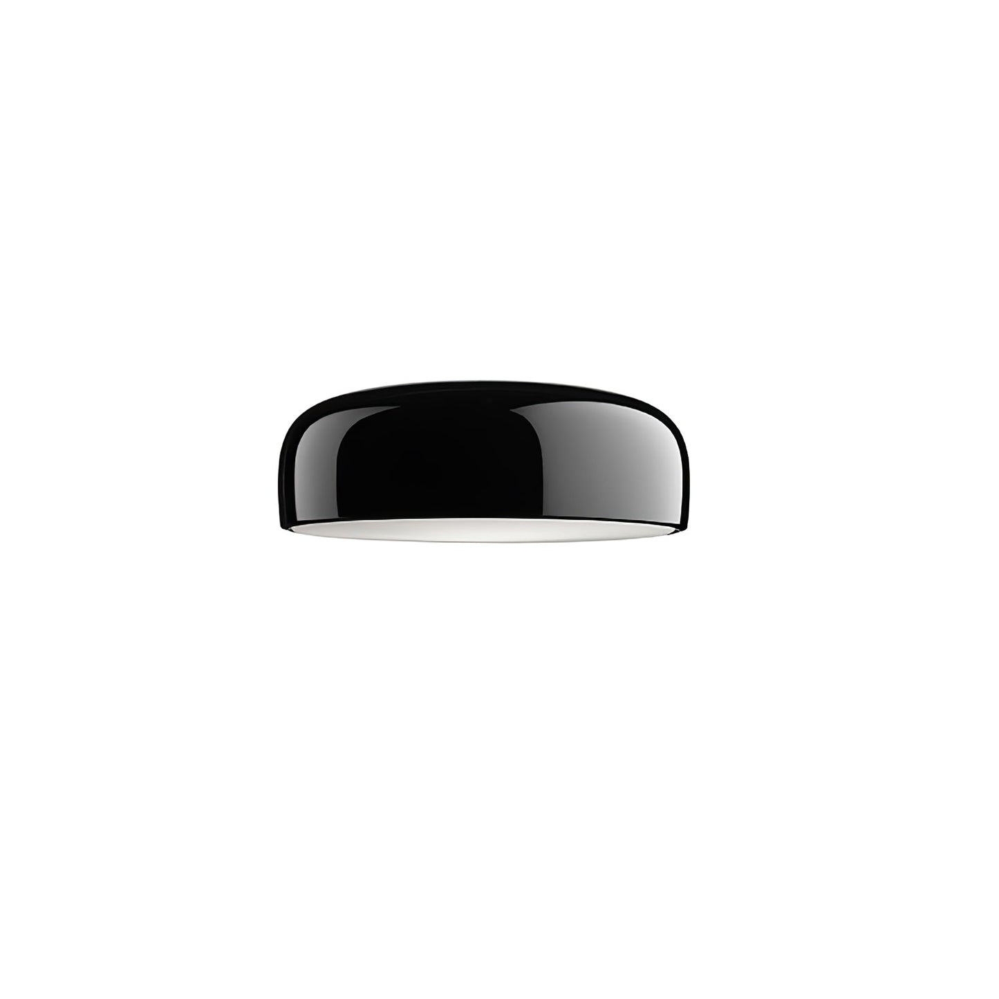 Smithfield Ceiling Light | Aluminum & Opalescent Diffuser | Black or White