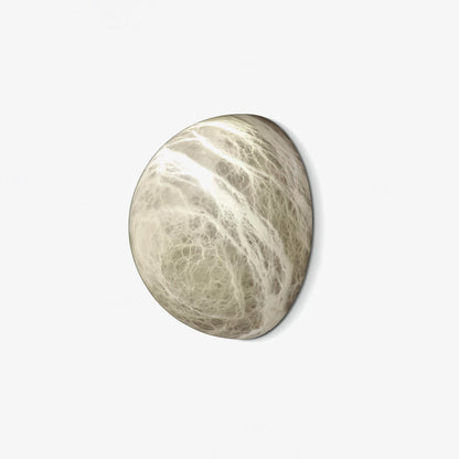 Alabaster Wall Sconce | White Finish | 15cm/20cm Diameter