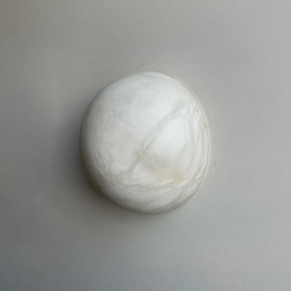 Alabaster Wall Sconce | White Finish | 15cm/20cm Diameter