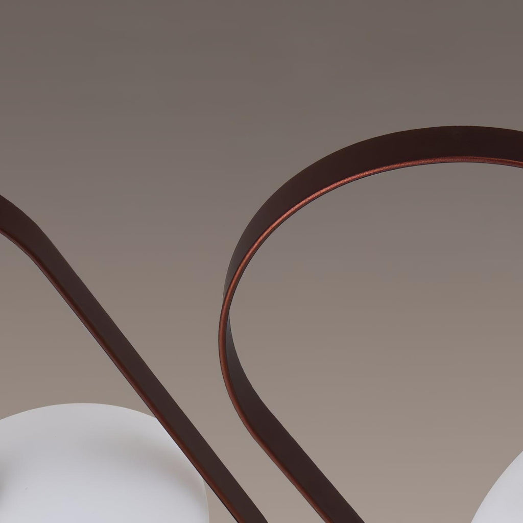 Portable Table Lamp | Integrated LED | Dark Red, Blue, Gray