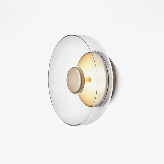 Solara Wall Light | Brass & Glass | 10cm Diameter