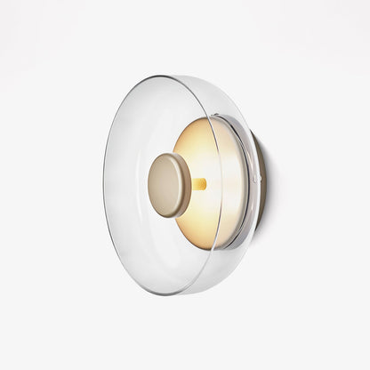 Solara Wall Light | Brass & Glass | 10cm Diameter