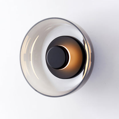 Solara Wall Light | Brass & Glass | 10cm Diameter