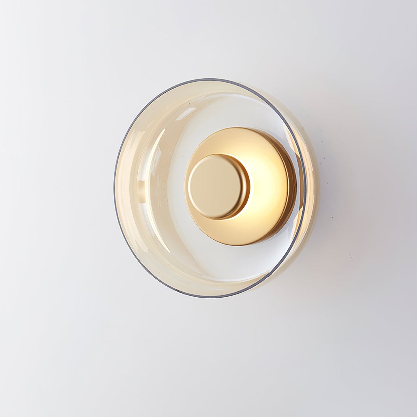Solara Wall Light | Brass & Glass | 10cm Diameter
