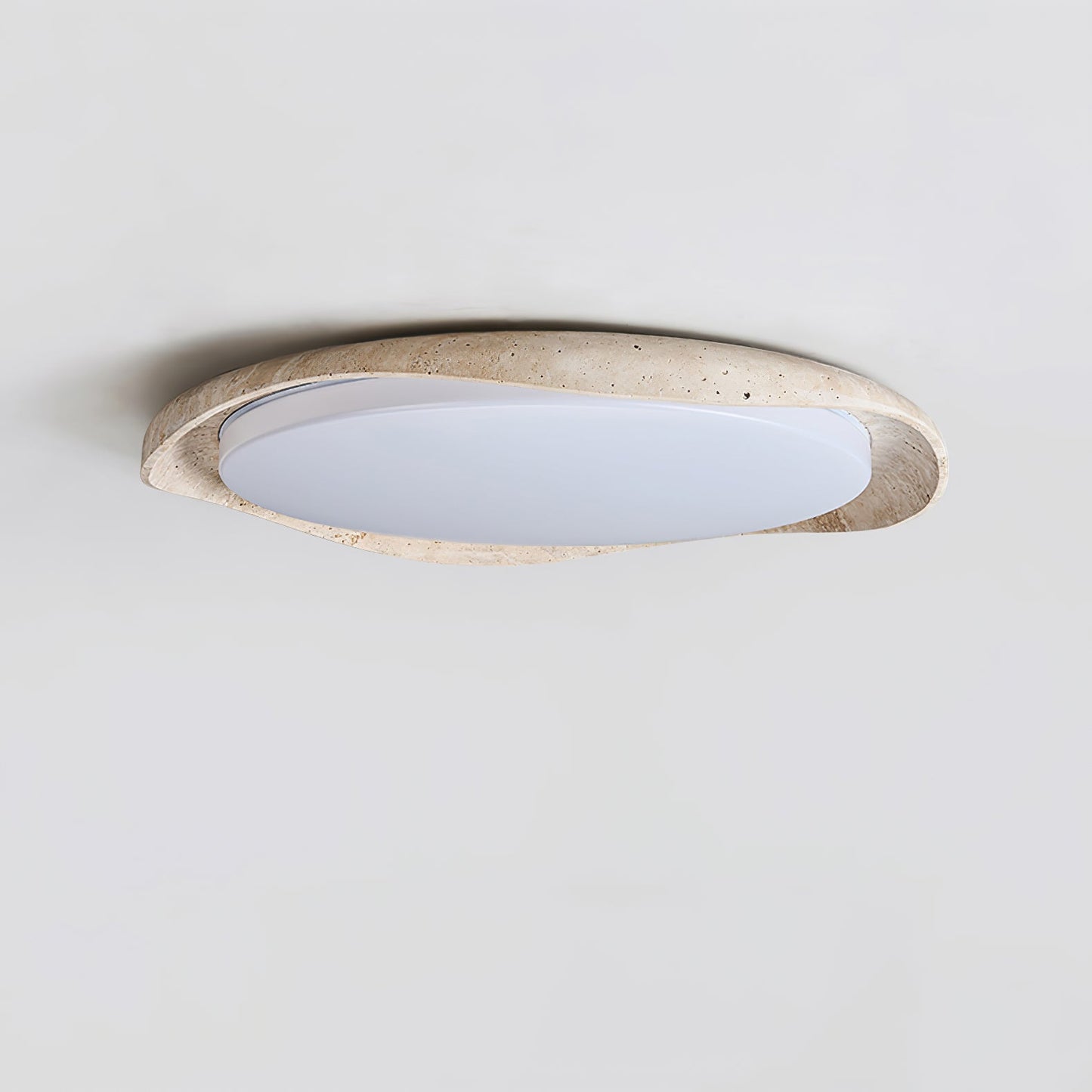 Solis Ceiling Light | Premium Yellow Travertine | Multiple Size Options
