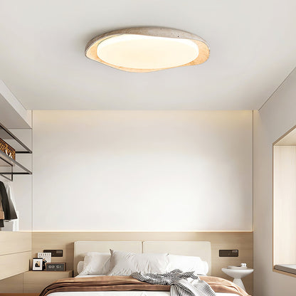 Solis Ceiling Light | Premium Yellow Travertine | Multiple Size Options