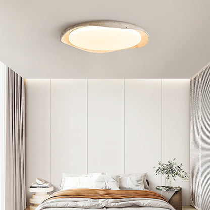 Solis Ceiling Light | Premium Yellow Travertine | Multiple Size Options