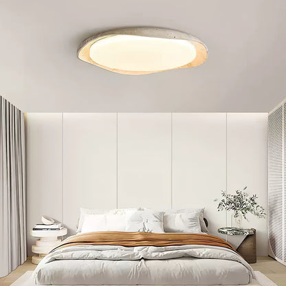Solis Ceiling Light | Premium Yellow Travertine | Multiple Size Options