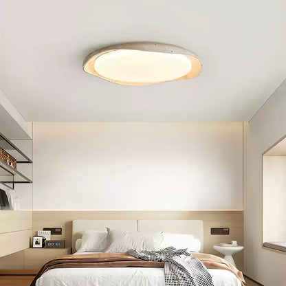 Solis Ceiling Light | Premium Yellow Travertine | Multiple Size Options