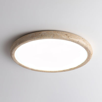 Solis Horizon Ceiling Light | Yellow Travertine | Multiple Sizes Available
