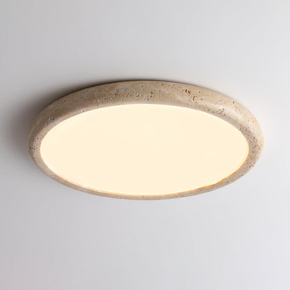 Solis Horizon Ceiling Light | Yellow Travertine | Multiple Sizes Available
