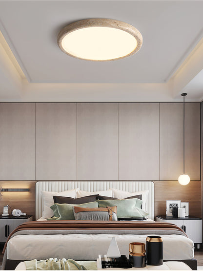 Solis Horizon Ceiling Light | Yellow Travertine | Multiple Sizes Available
