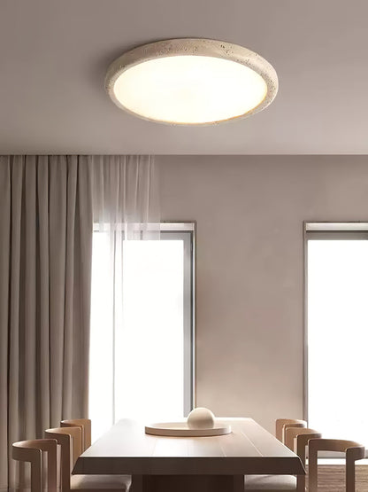 Solis Horizon Ceiling Light | Yellow Travertine | Multiple Sizes Available