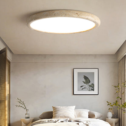 Solis Horizon Ceiling Light | Yellow Travertine | Multiple Sizes Available