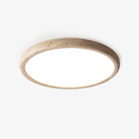 Solis Horizon Ceiling Light | Yellow Travertine | Multiple Sizes Available