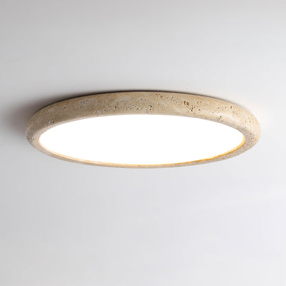 Solis Horizon Ceiling Light | Yellow Travertine | Multiple Sizes Available