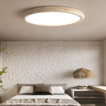 Solis Horizon Ceiling Light | Yellow Travertine | Multiple Sizes Available