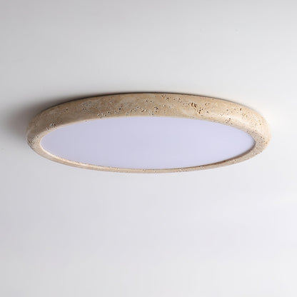 Solis Horizon Ceiling Light | Yellow Travertine | Multiple Sizes Available