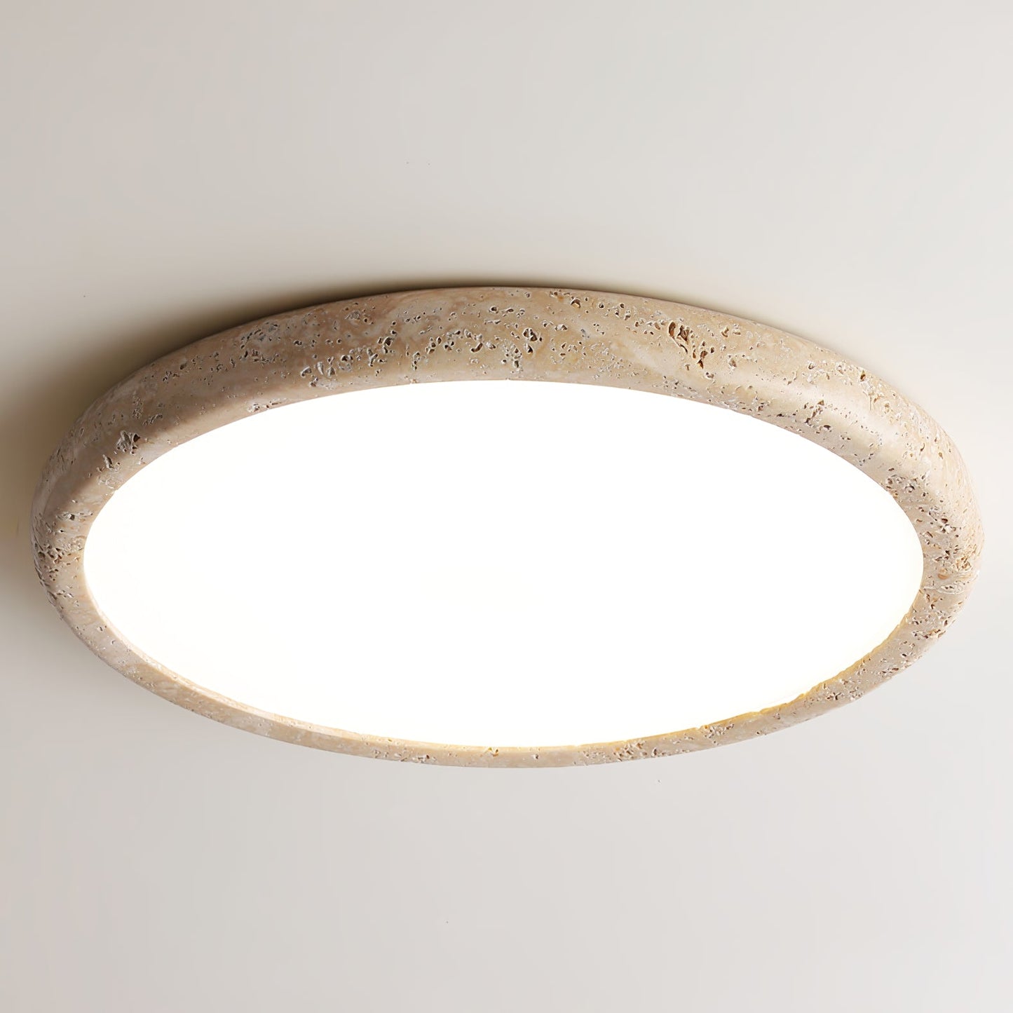 Solis Horizon Ceiling Light | Yellow Travertine | Multiple Sizes Available